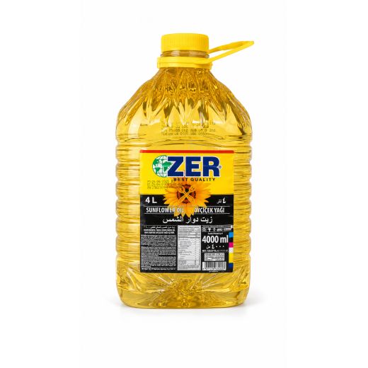 ZER SUNFLOWER OIL 4 LITRE                                                                           