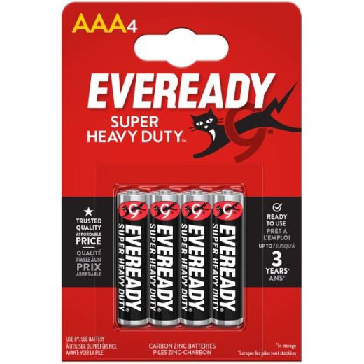EVERYDAY ZINC AAA -R03 4 PACK                                                                       
