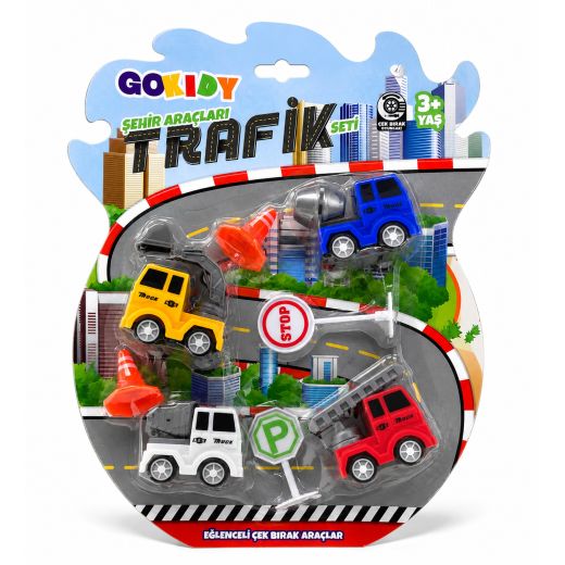 GOKIDY TRAFFIC CITY CARS