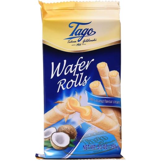 TAGO WAFER ROLLS [ COCONUT ]                                                                        